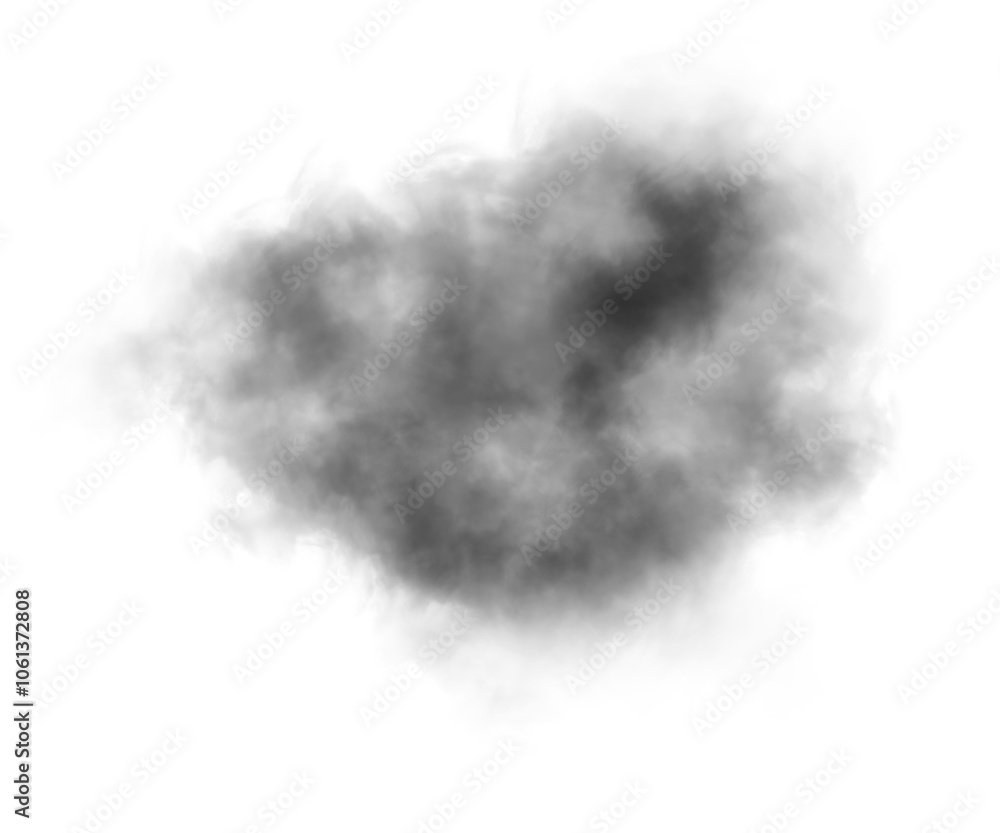 Realistic cloud smoke fog on transparent background Realistic cloud smoke fog on transparent background