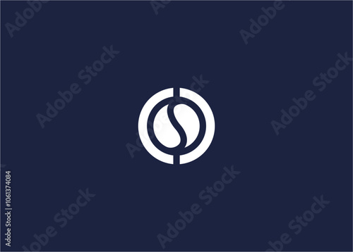 letter c with coffee beans logo icon design vector design template inspiration