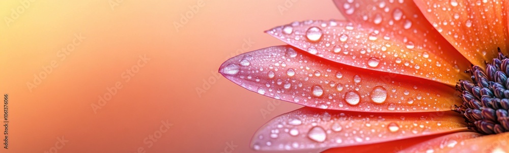 Close up of a flower with water droplets on it Close up of a flower with water droplets on it