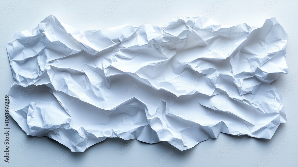 Fototapeta premium White piece of paper that is on a table