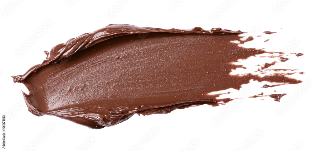 Dark Chocolate Spread on transparent background Dark Chocolate Spread on transparent background