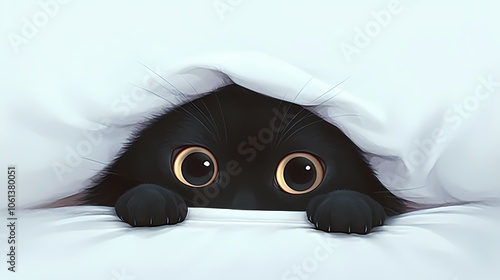 cat in bed