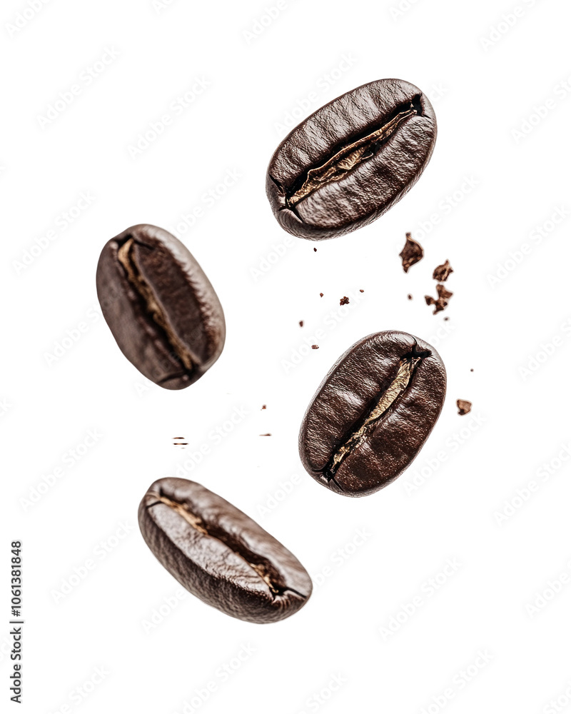 Coffee Beans Isolated on transparent background Coffee Beans Isolated on transparent background