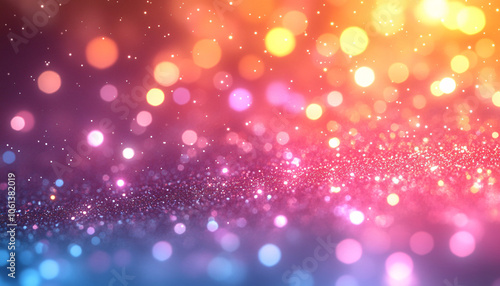 A dreamy pastel background with glittering stars and gentle bokeh, perfect for fantasy-themed designs, calming visuals, and enchanting event promotions.