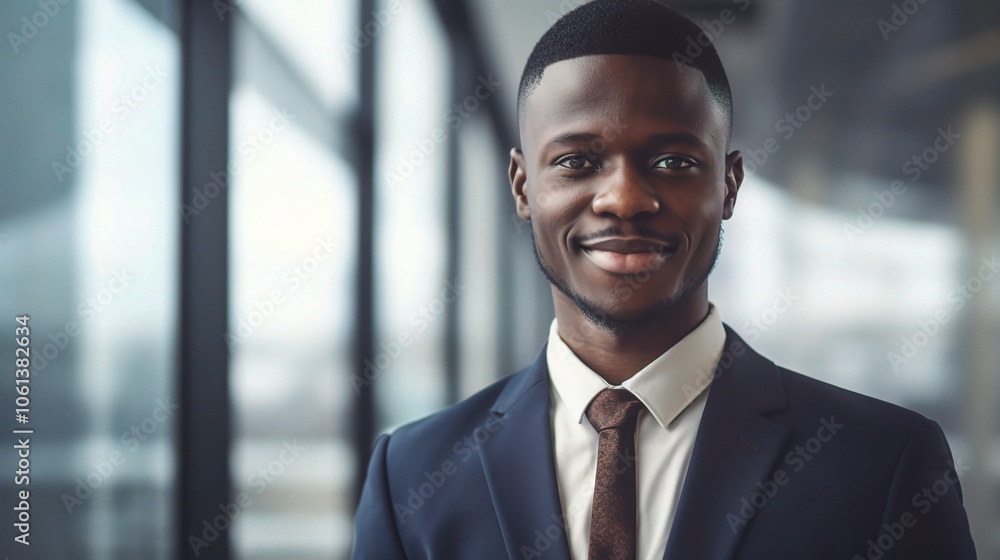Confident African American Businessman Portrait Confident African American Businessman Portrait