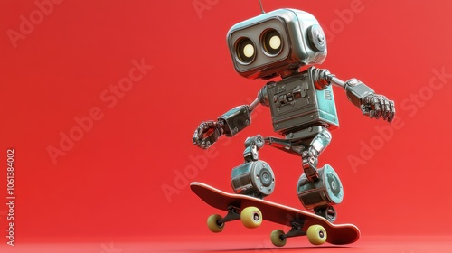 Robot on a Skateboard