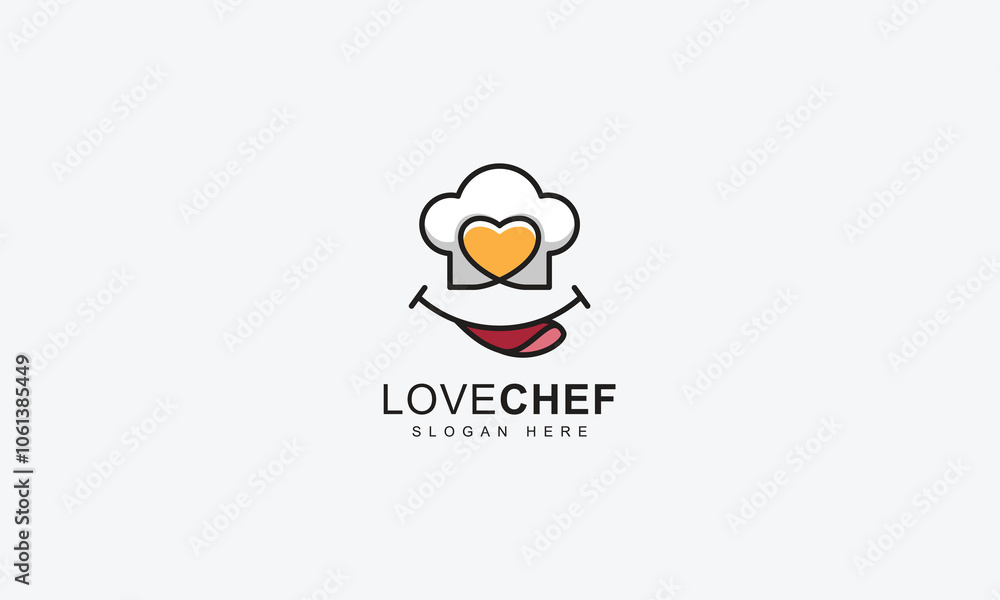 Fototapeta premium Chef logo design vector template