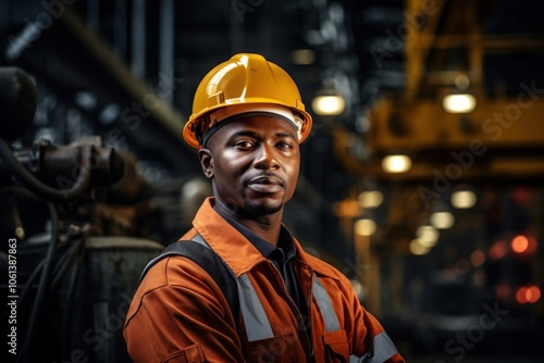 Professional industry hardhat helmet.