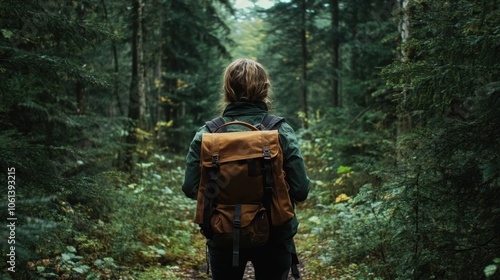 Wallpaper Mural Hiking Through the Lush Forest Wilderness Torontodigital.ca