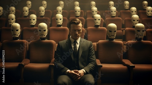 The robot performs in public by the audience, proving its case.