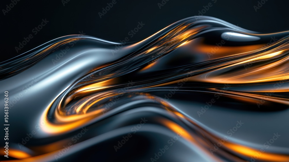 Abstract Metallic Waves Abstract Metallic Waves