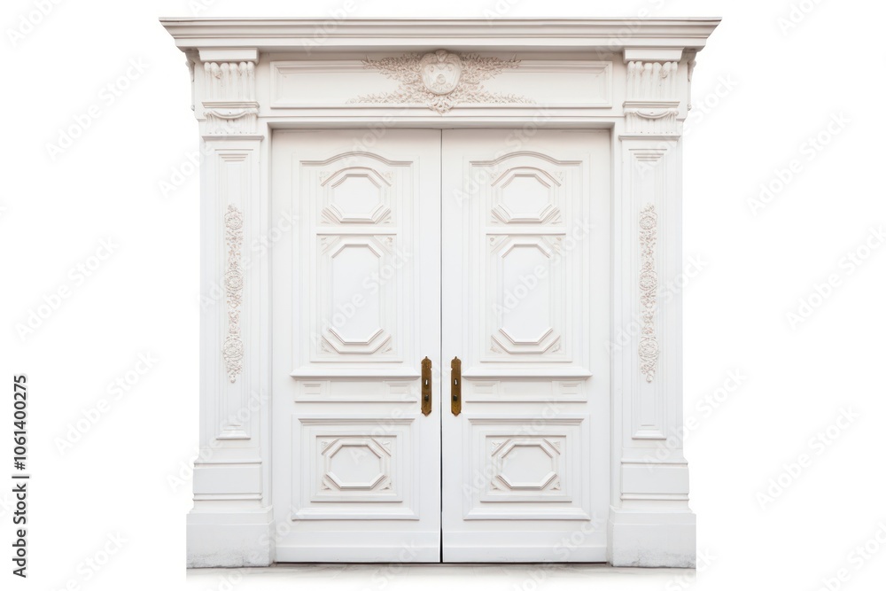 Door cupboard white background architecture. Door cupboard white background architecture.