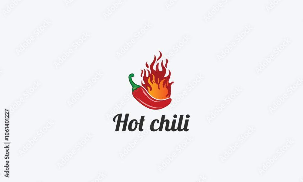 Hot chili logo design vector template Hot chili logo design vector template
