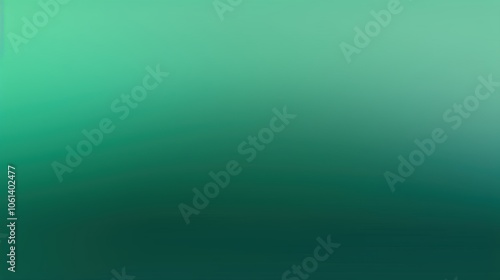 Abstract Green Background with Smooth Curves and Gradient Tones.