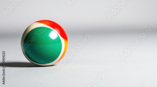 Classic billiard ball floating above white background, soft shadows Free Download Classic billiard ball floating above white background, soft shadows - GFXLoad