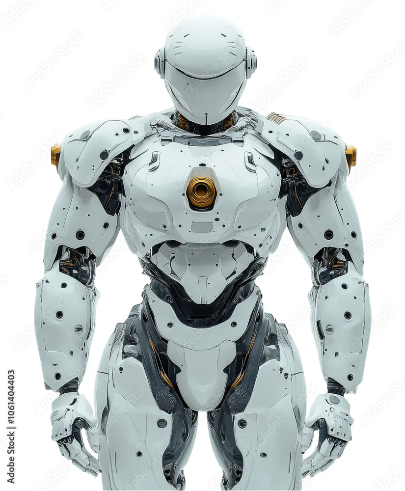 futuristic humanoid robot stands tall, showcasing its sleek white exterior and intricate mechanical details. design emphasizes advanced technology and innovation, evoking sense of awe and curiosity futuristic humanoid robot stands tall, showcasing its sleek white exterior and intricate mechanical details. design emphasizes advanced technology and innovation, evoking sense of awe and curiosity