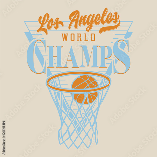 Basketball college league. Vintage artwork for sportswear. Sport logo. College. Sport typography, t-shirt graphics, poster, banner, flyer, print and postcard theme of basketball in Brooklyn street