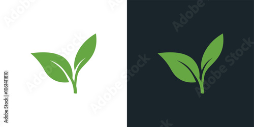 Leaf  ecology logo inspiration 