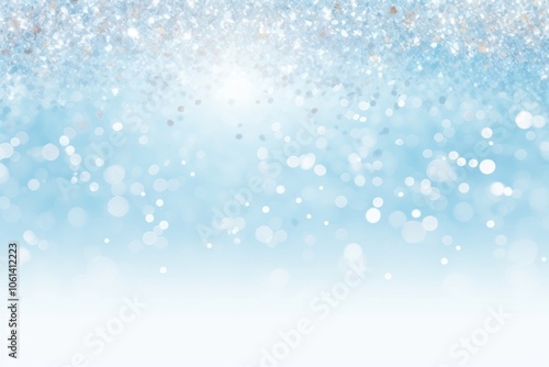 Shimmering pastel blue particles backgrounds christmas outdoors.