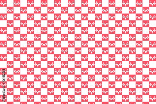 seamless pattern with ornament, seamless pattern with square, red and white background, red, red and white, square, ornament, banner, wrapping, fabric, paper, background, illustration, wallpapaer