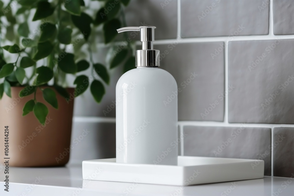 Soap pump bottle, product packaging Soap pump bottle, product packaging