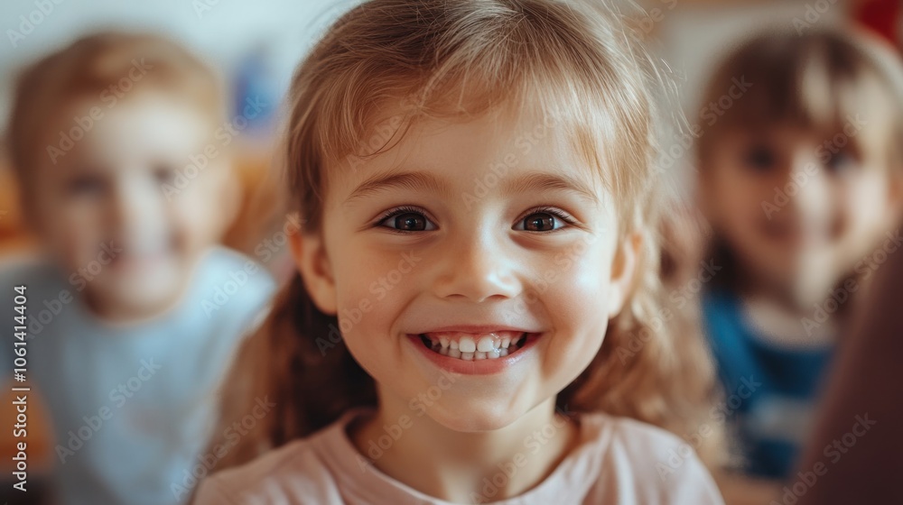 Smiling Little Girl Portrait Smiling Little Girl Portrait