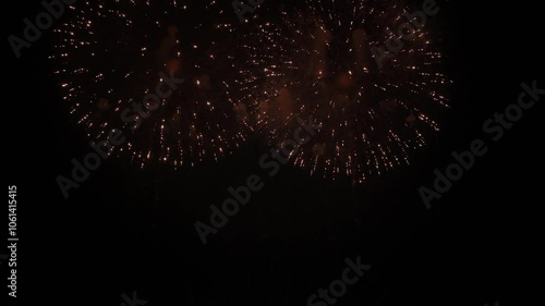 Large-scale fireworks display