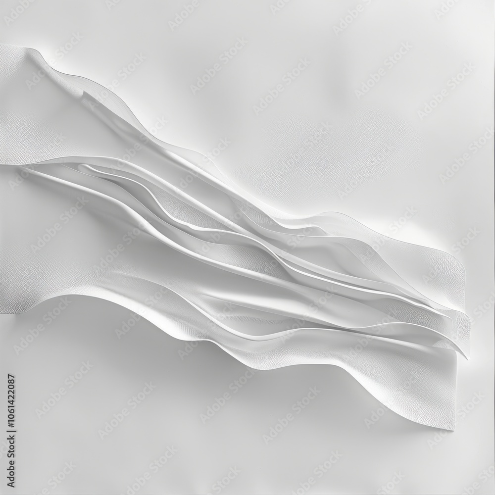 Fluid Motion of Curved Lines in White Composition Fluid Motion of Curved Lines in White Composition