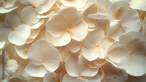 Close up of a bunch of white flowers