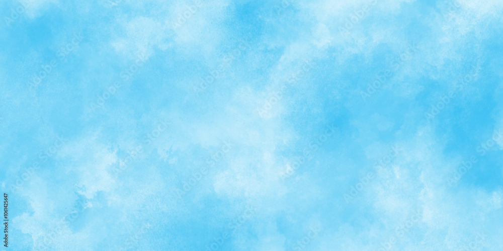 Vibrant clear blue sky with puffy and blurry natural clear clouds, Abstract blue watercolor painted sky background by teal color blue, Abstract blue color clouds background. Vibrant clear blue sky with puffy and blurry natural clear clouds, Abstract blue watercolor painted sky background by teal color blue, Abstract blue color clouds background.