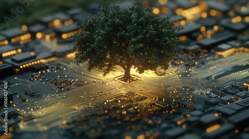 Technological Tree: The Intersection of Nature and Innovation