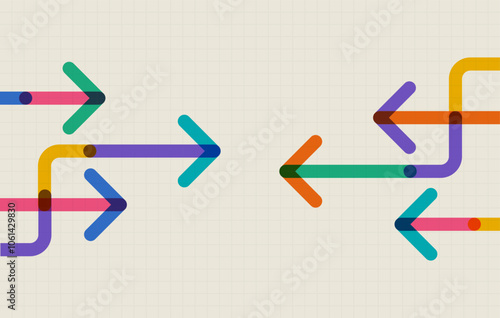 Abstract arrow direction. Business investment to success. financial data graph strategy. Technology background. High speed.