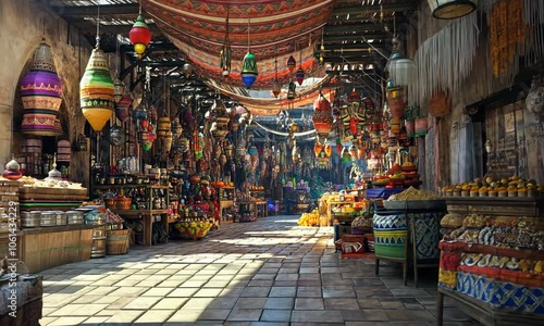 A Vibrant Arabian Market