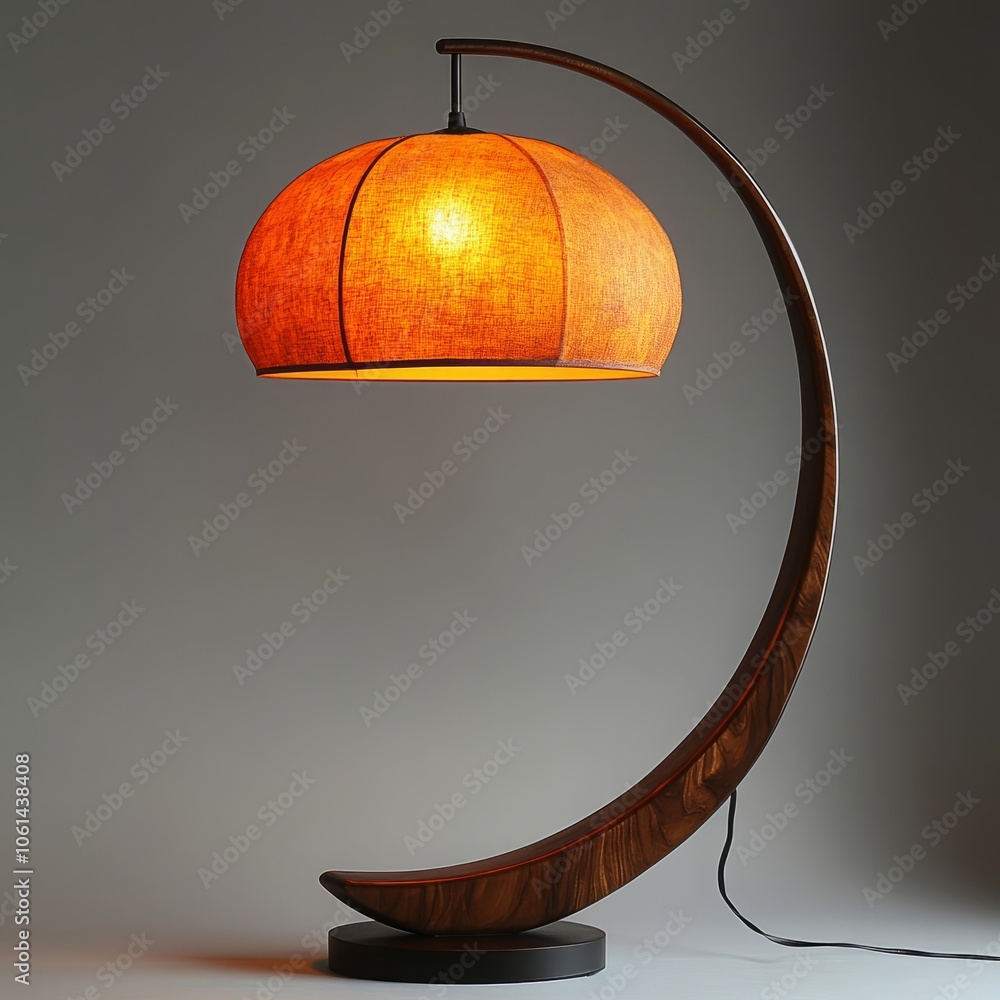 Modern Standing Lamp Isolated on a Clean White Background, Showcasing Sleek Design and Contemporary Aesthetic Modern Standing Lamp Isolated on a Clean White Background, Showcasing Sleek Design and Contemporary Aesthetic