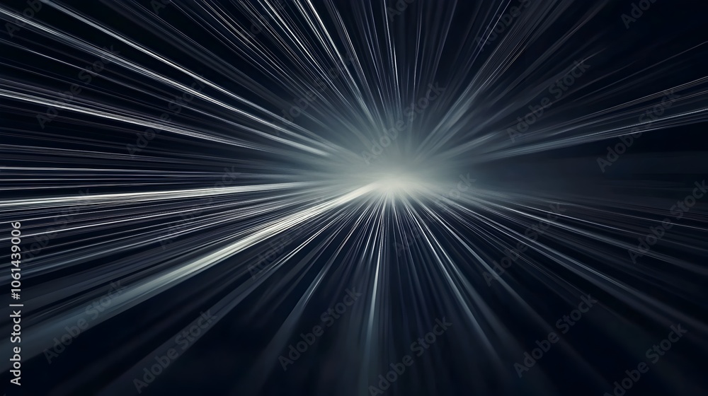 Abstract Graphic Lines in Dynamic Motion Across Dark Background with Open Copy Space Abstract Graphic Lines in Dynamic Motion Across Dark Background with Open Copy Space