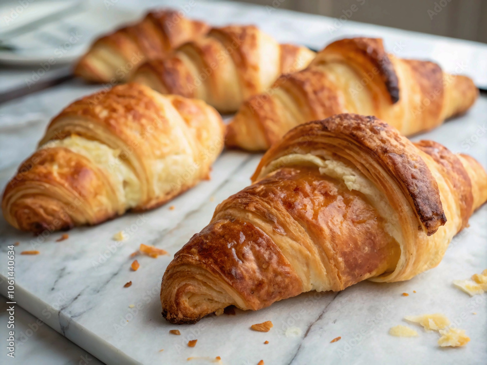 Close-Up of Croissants Close-Up of Croissants