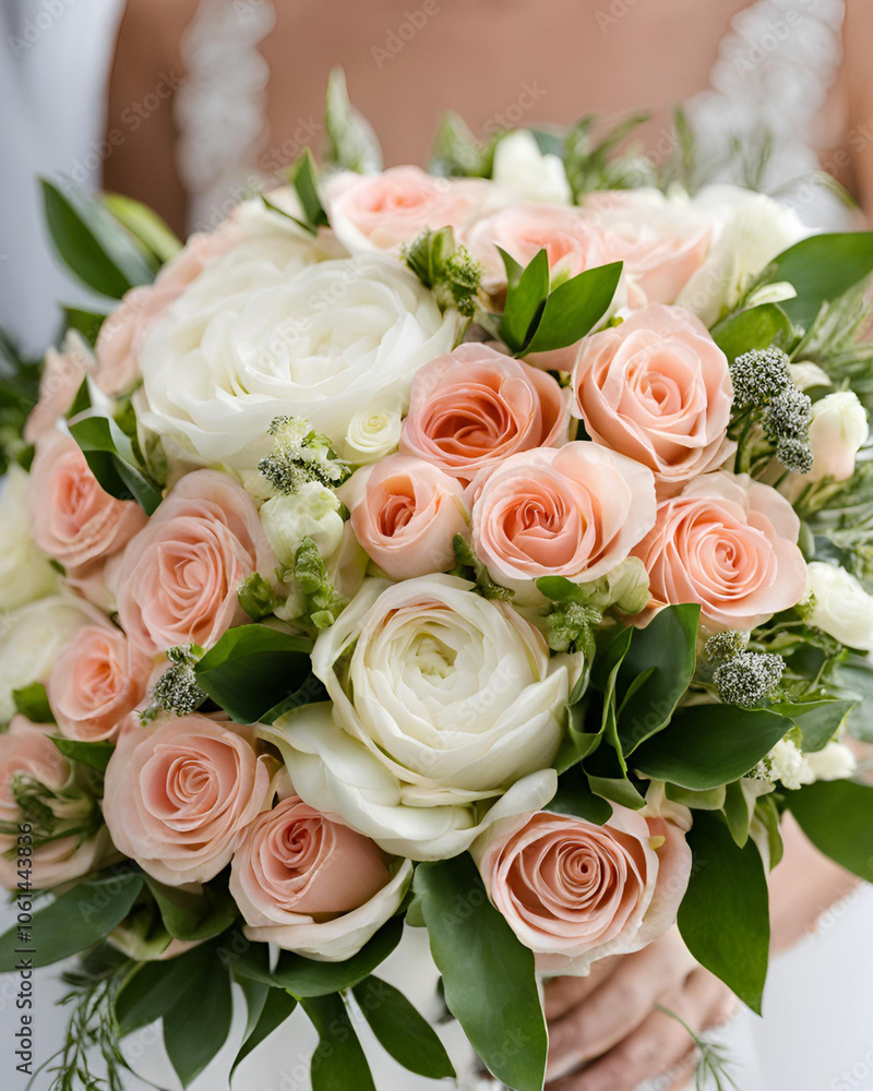 Obraz premium bridal bouquets, wedding flowers, floral arrangements, bouquet design, wedding planning, bridal floral, romantic blooms, fresh flowers, elegant bouquets, bridal style, wedding decor, flower selection,