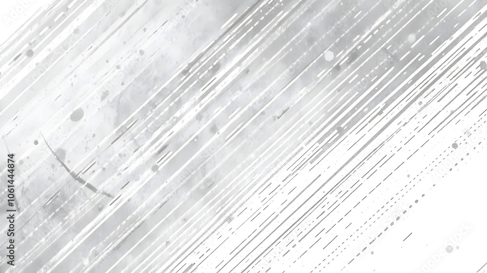 Obraz premium Abstract Gray Diagonal Lines and Splatters Background