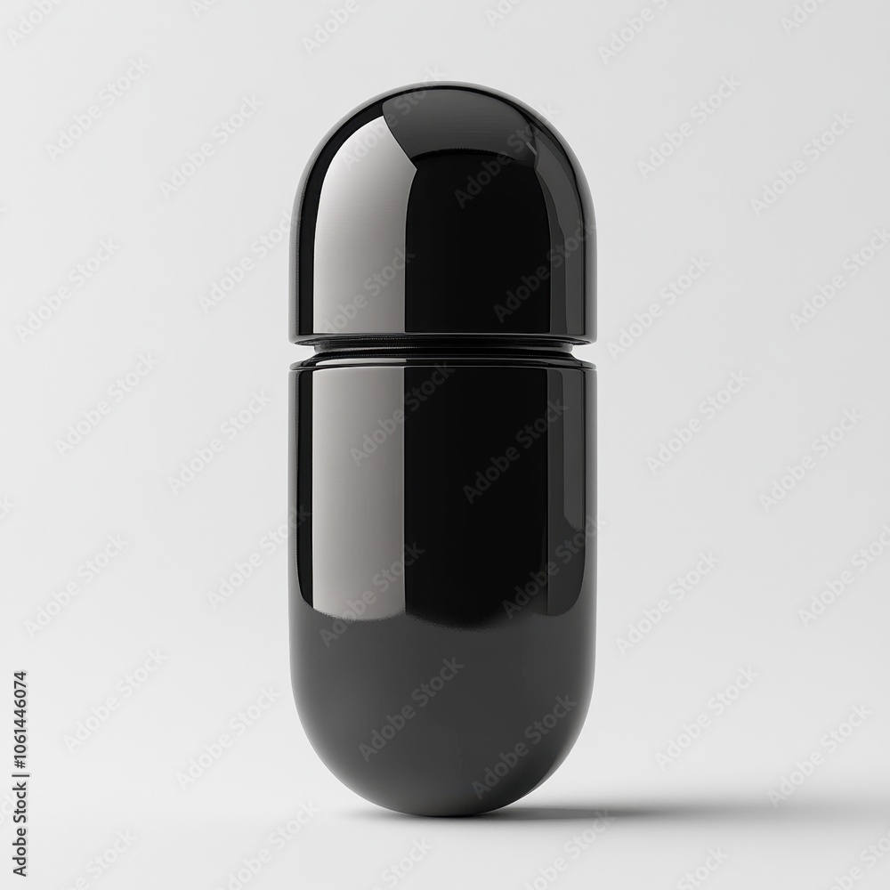 Sleek and Minimalist Black Capsule Design Sleek and Minimalist Black Capsule Design