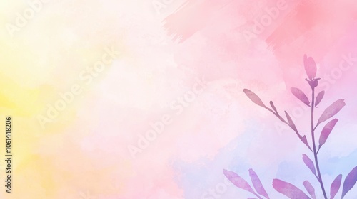 Soft Pastel Thistle in Bloom Close-Up