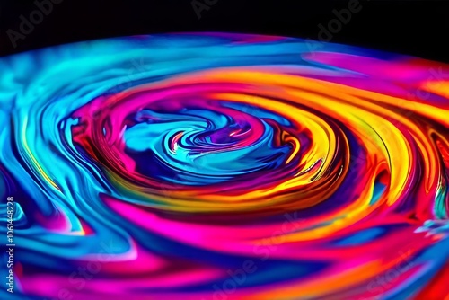 color swirl with chromatic aberration combineda color swirl imag photo