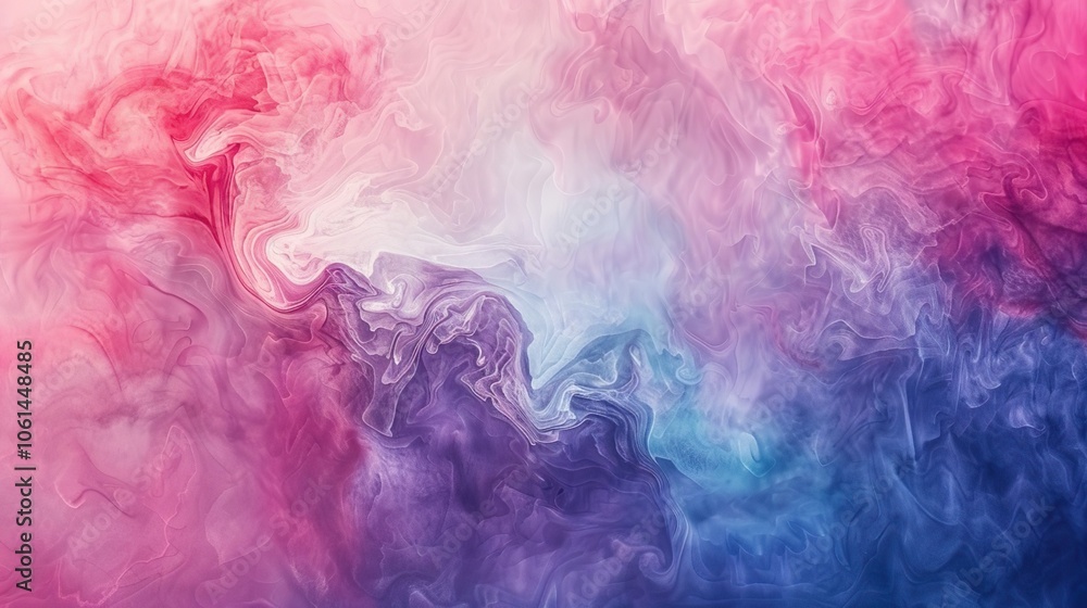 A colorful, abstract painting with a purple, pink, and blue swirl. Fluid Blur texture A colorful, abstract painting with a purple, pink, and blue swirl. Fluid Blur texture