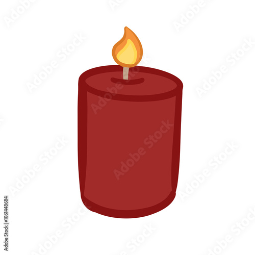 Red Candlelight of  Christmas