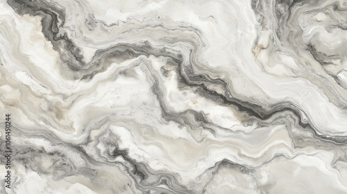 A white and gray marble wall with a wavy pattern