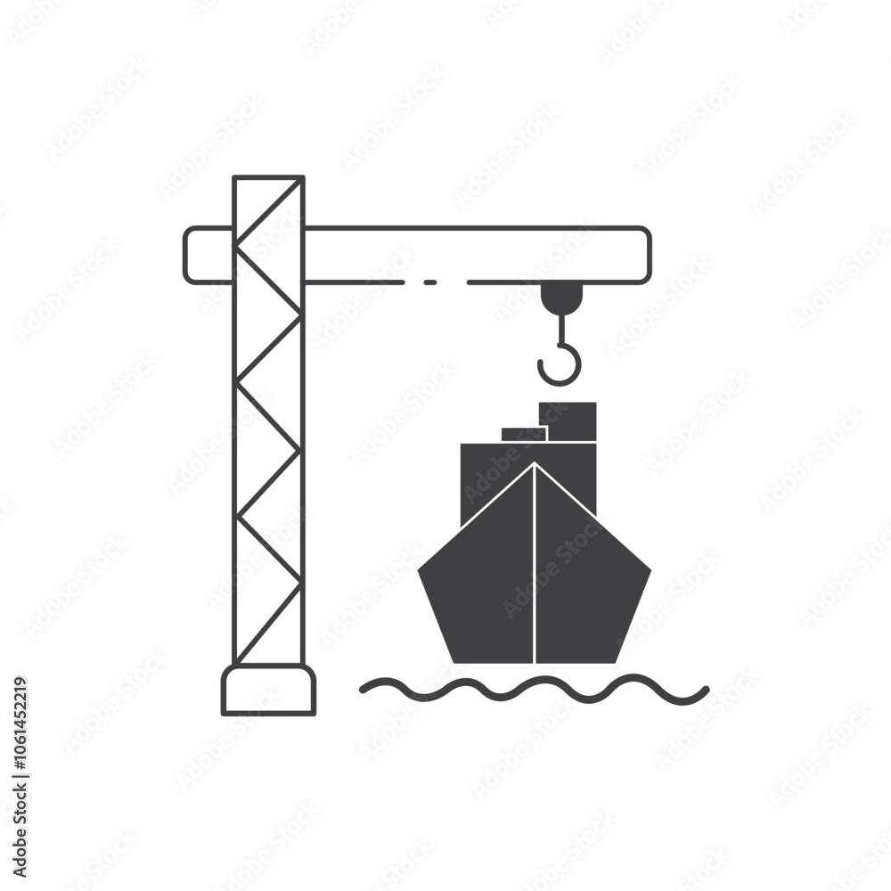 Delivery cargo and Logistic icon Delivery cargo and Logistic icon
