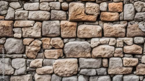 A wall made of stone with a rough texture