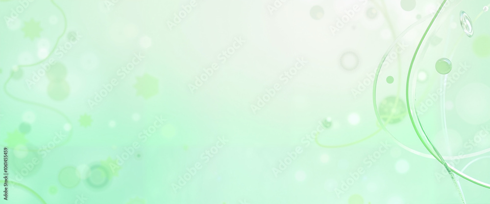 Abstract Mint Green Background with Ethereal Bubbles and Swirls for Fresh Spring Design Abstract Mint Green Background with Ethereal Bubbles and Swirls for Fresh Spring Design