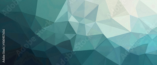 Geometric Abstract Pattern in Teal Shades for Modern Digital Design