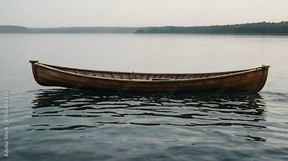 Rowboat on white background Rowboat on white background