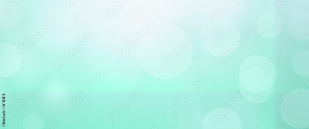 Soft Mint Gradient with Bokeh Effect for Serene Backgrounds Soft Mint Gradient with Bokeh Effect for Serene Backgrounds